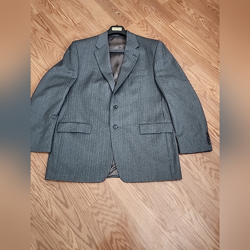 Lauren Ralph Lauren 2 button sports coat 44L Wool Cashmere made in Canada NWOT